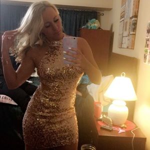 Sparkling mini NYE dress!